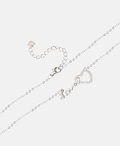 Lawrence Grey Jewelry řetízek s přívěskem Stříbrná 2