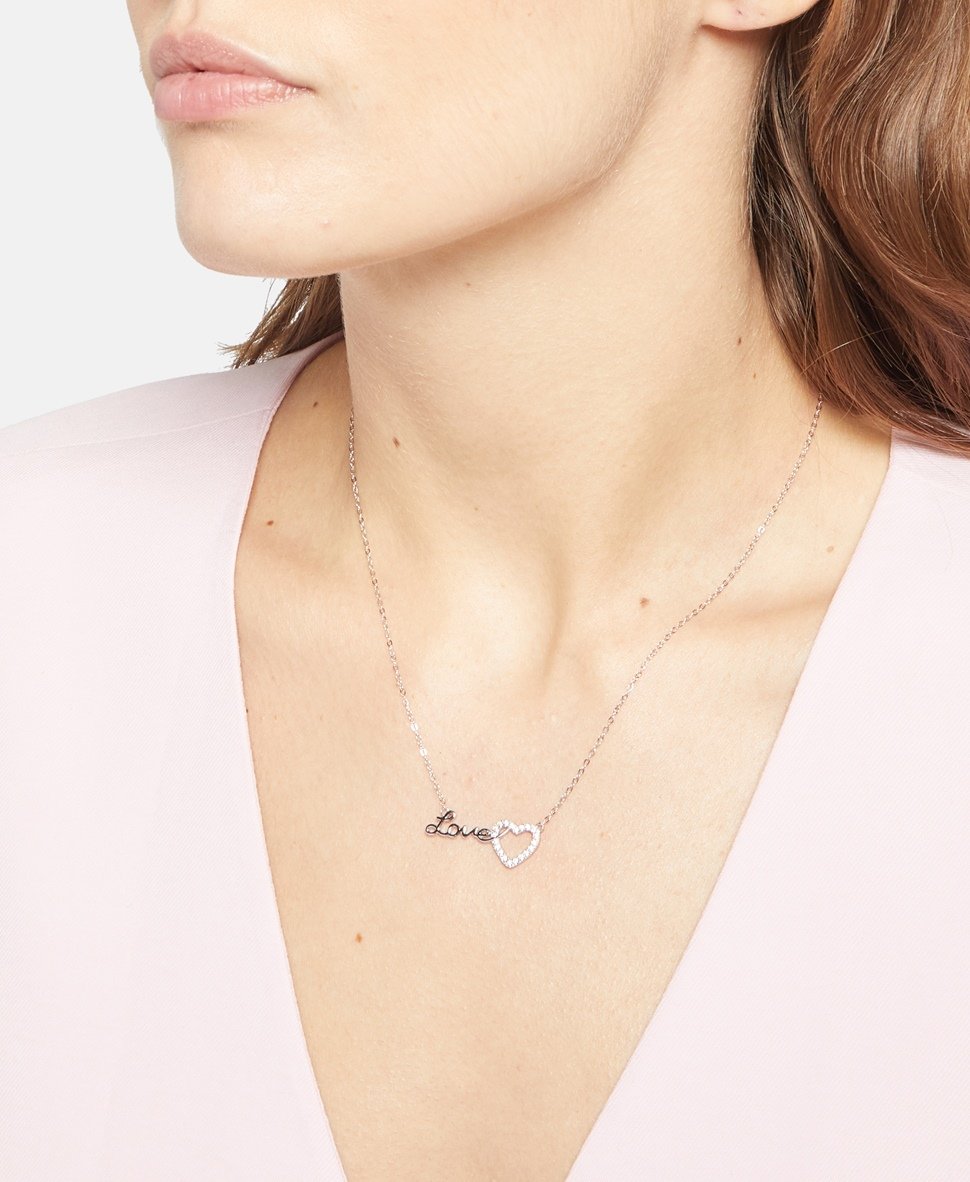Lawrence Grey Jewelry řetízek s přívěskem Stříbrná 3