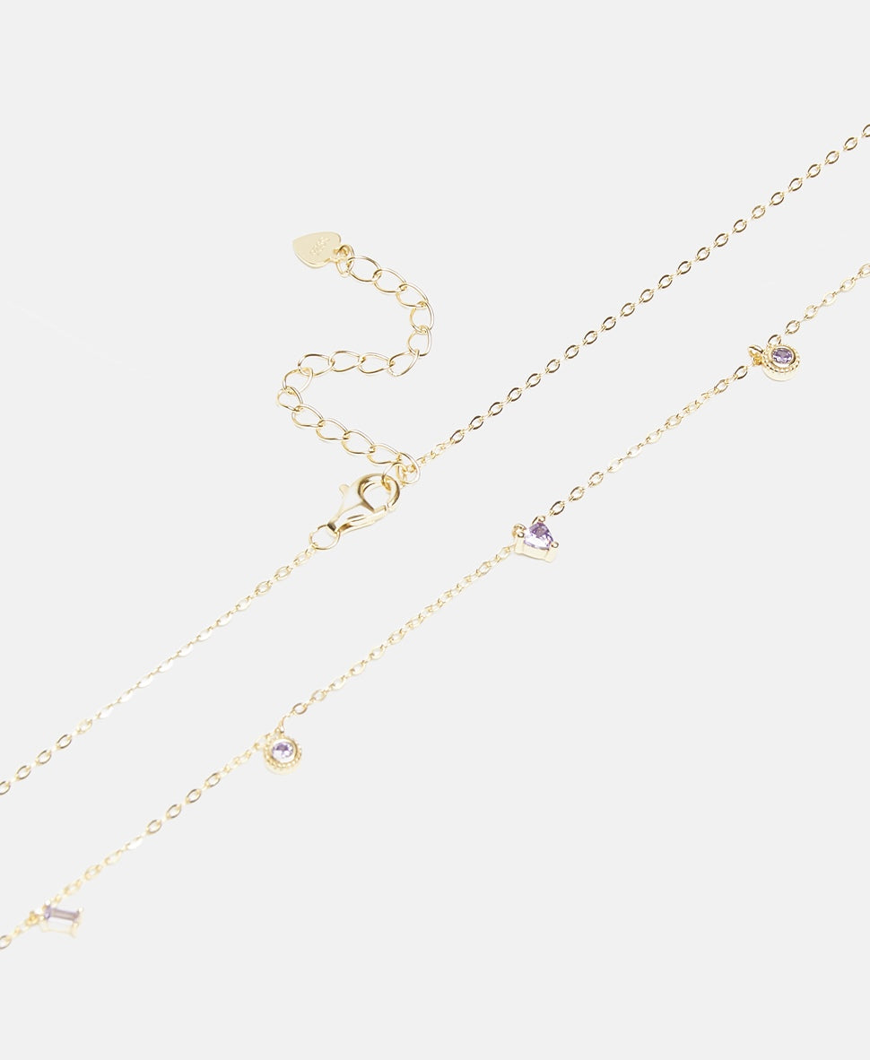 Lawrence Grey Jewelry řetízek s přívěskem Zlatá 2