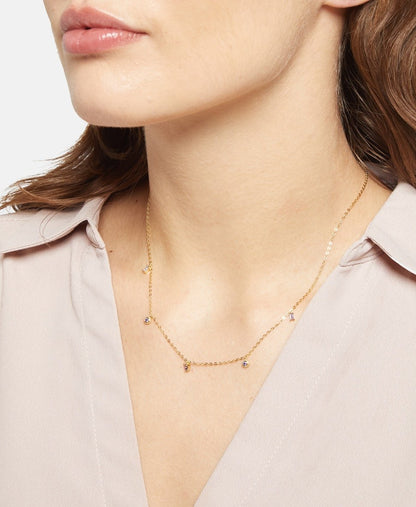 Lawrence Grey Jewelry řetízek s přívěskem Zlatá 3
