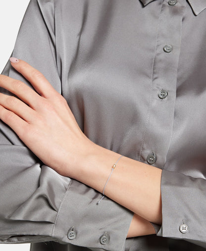 Lawrence Grey Fine Jewelry náramek Světle šedá 3