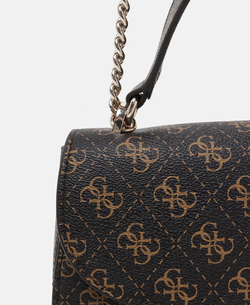 Guess taška messenger Hnědá 2