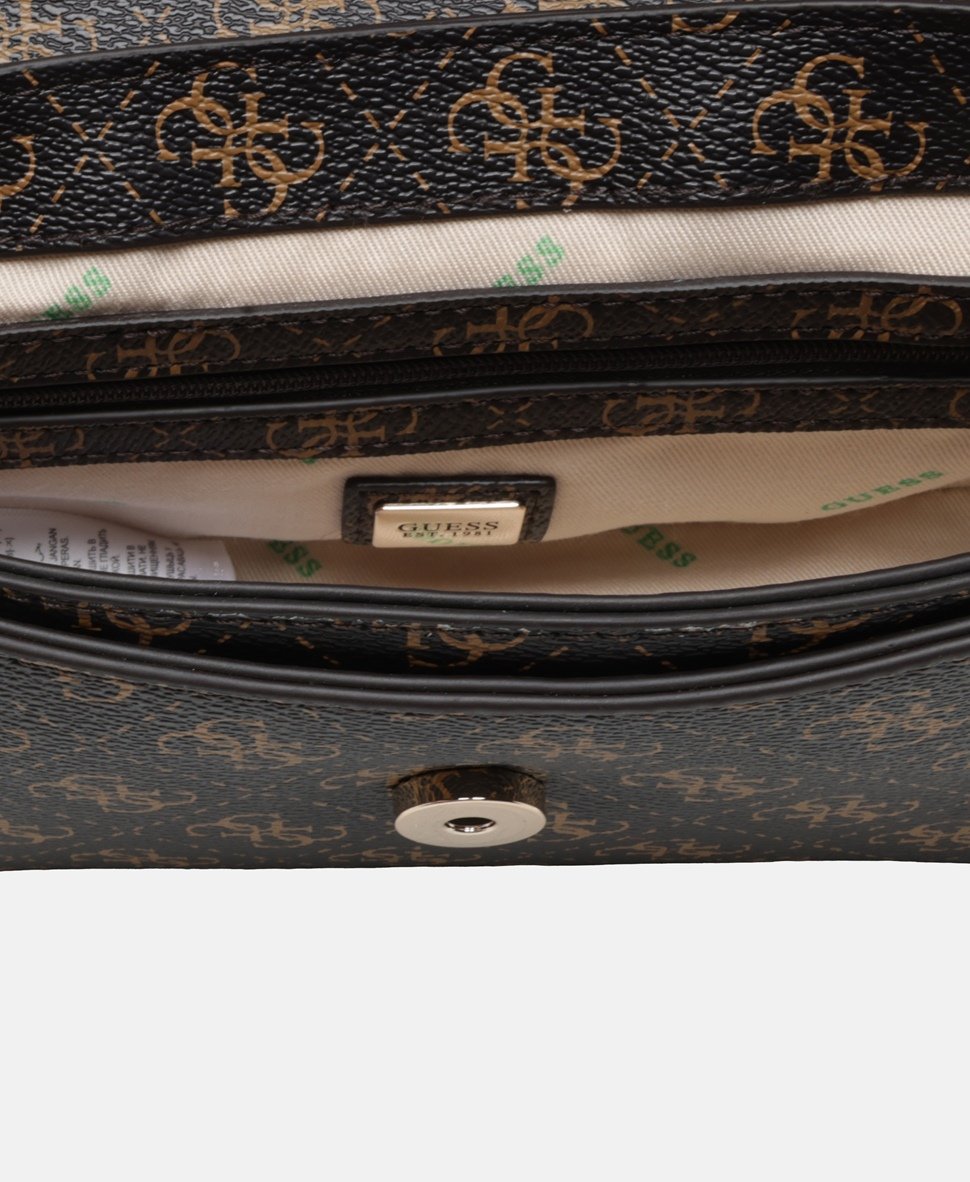 Guess taška messenger Hnědá 3