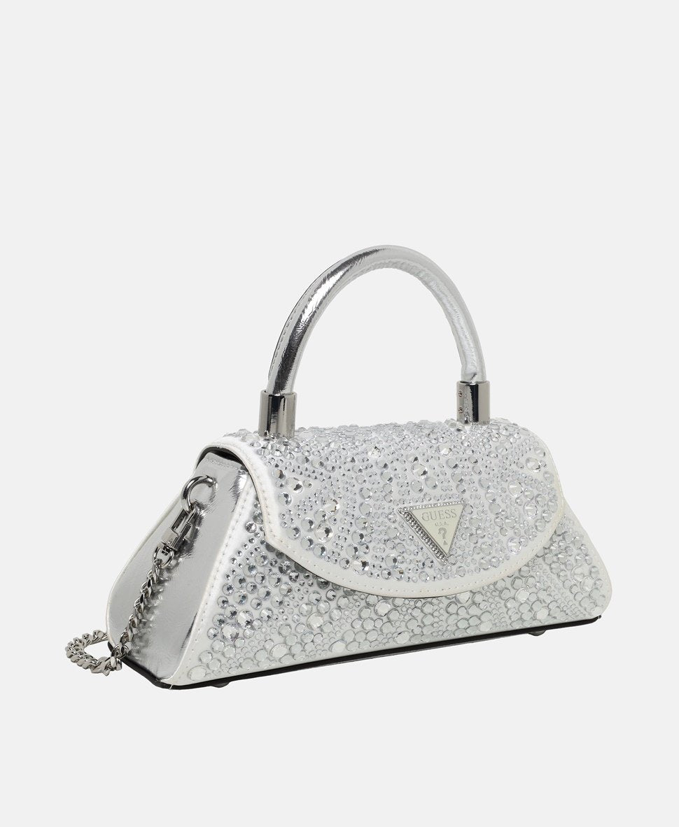 Guess kabelka Stříbrná 1