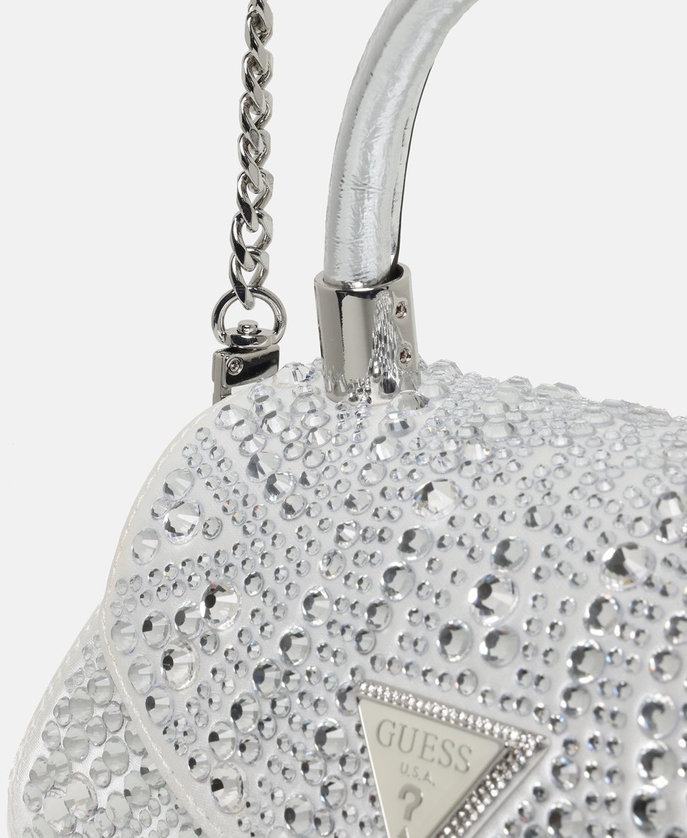Guess kabelka Stříbrná 2