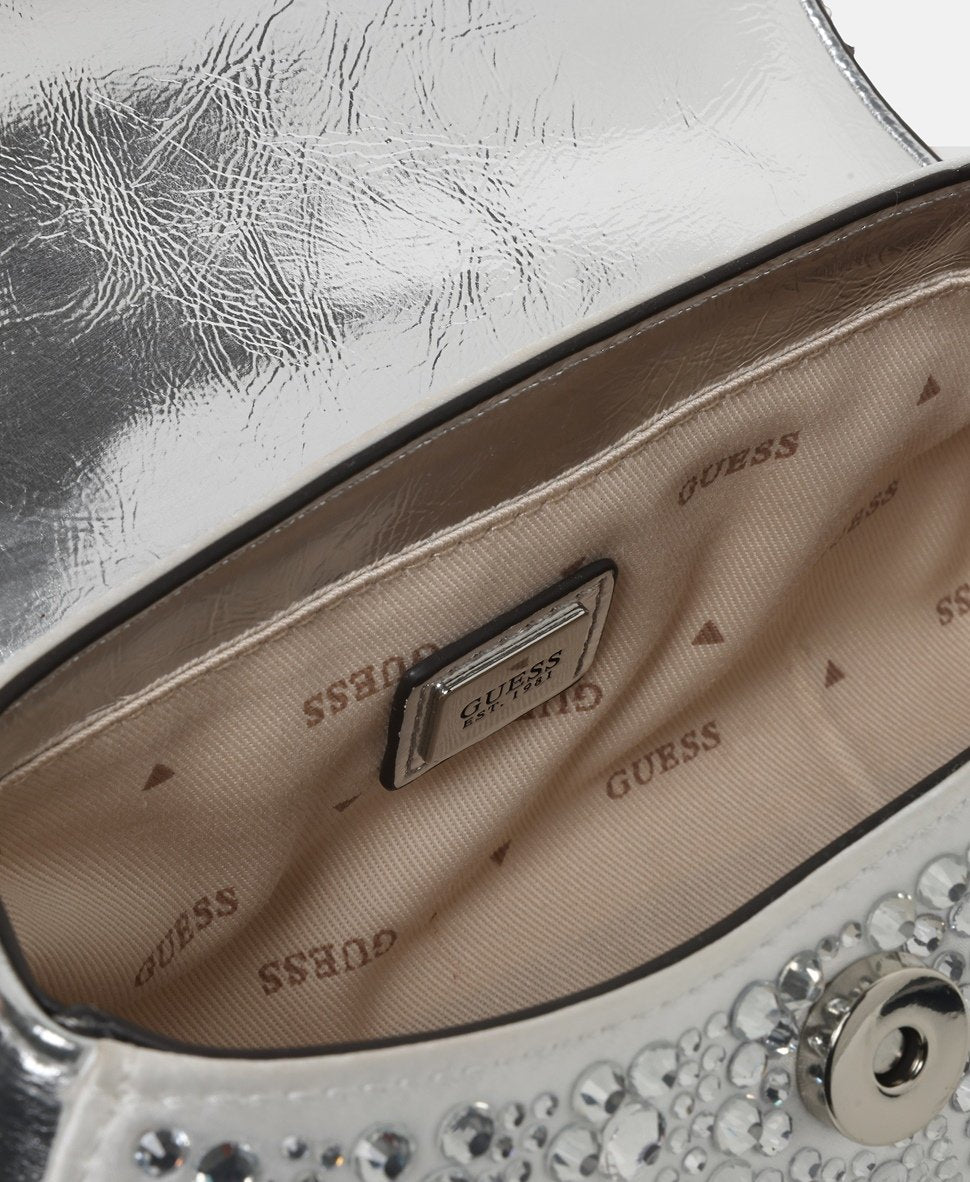 Guess kabelka Stříbrná 3