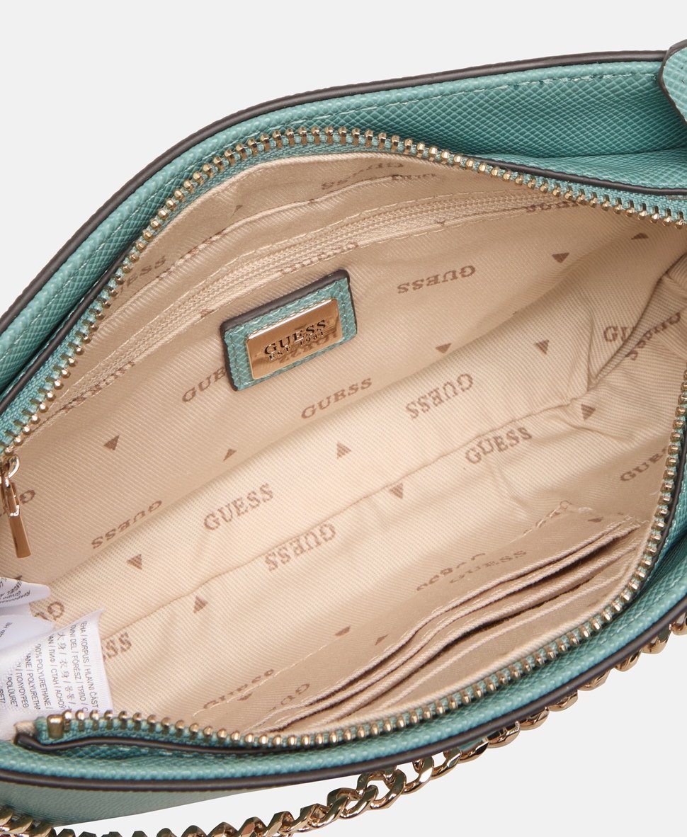 Guess kabelka přes rameno Modrozelená 3