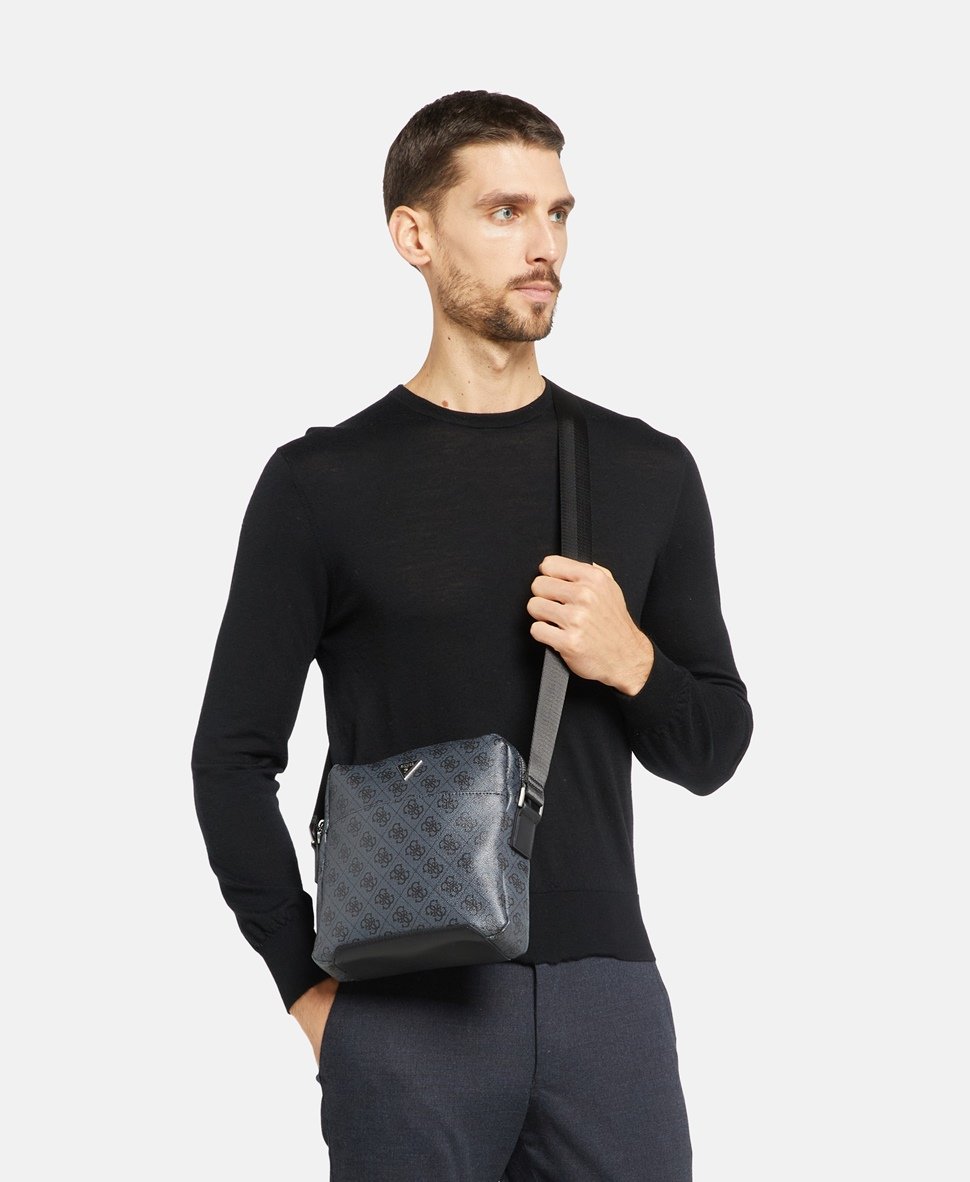 Guess kabelka přes rameno Černá 5