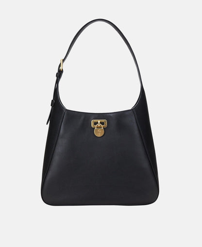 Lauren Ralph Lauren Kožená kabelka přes rameno Černá 4