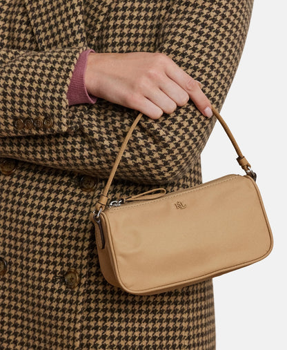 Lauren Ralph Lauren kabelka přes rameno Khaki 6