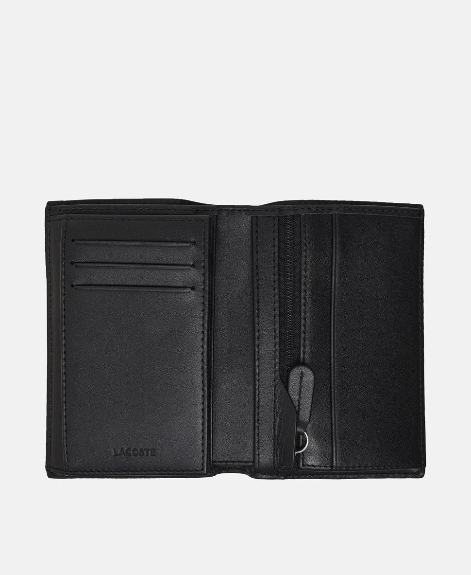 Lacoste kožená peněženka Černá 3
