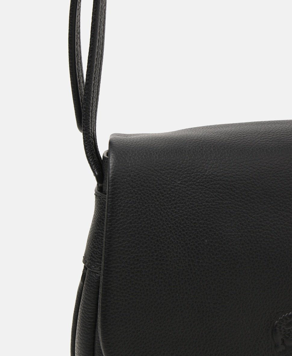 Lacoste Kožená messenger taška Černá 2