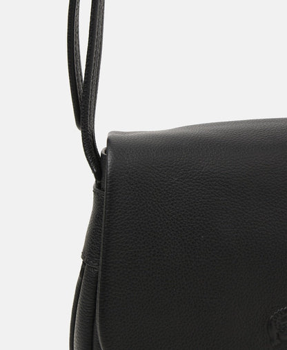 Lacoste Kožená messenger taška Černá 2