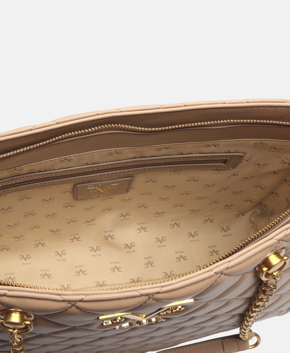 19V69 ITALIA kabelka shopper Taupe 3