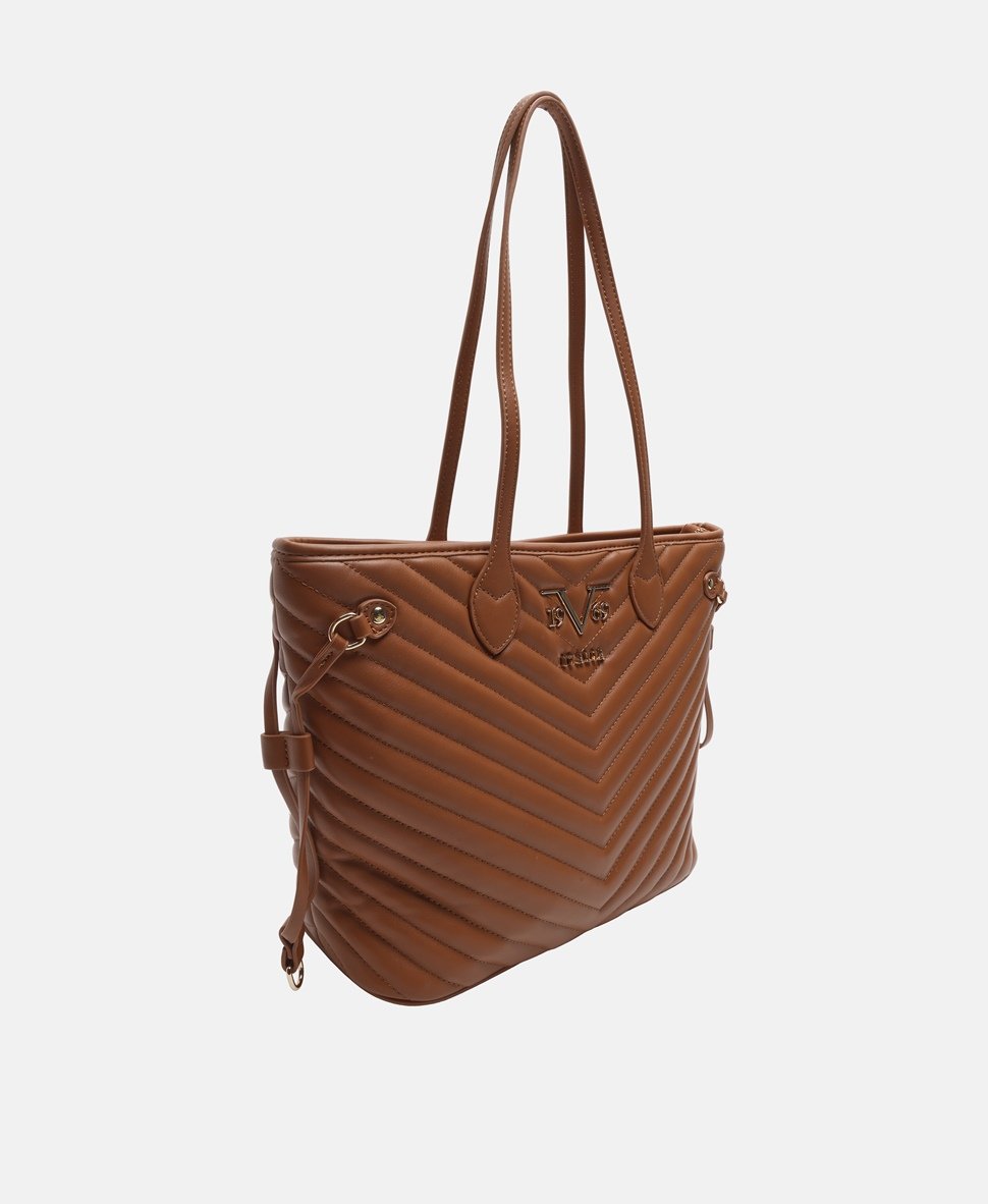 19V69 ITALIA kabelka shopper Koňaková 1