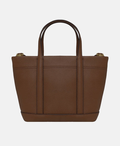 Bogner kožená kabelka tote Koňaková 4
