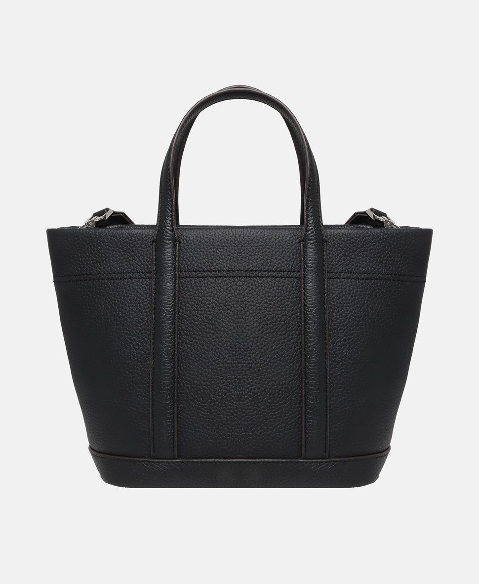 Bogner kožená kabelka tote Černá 4