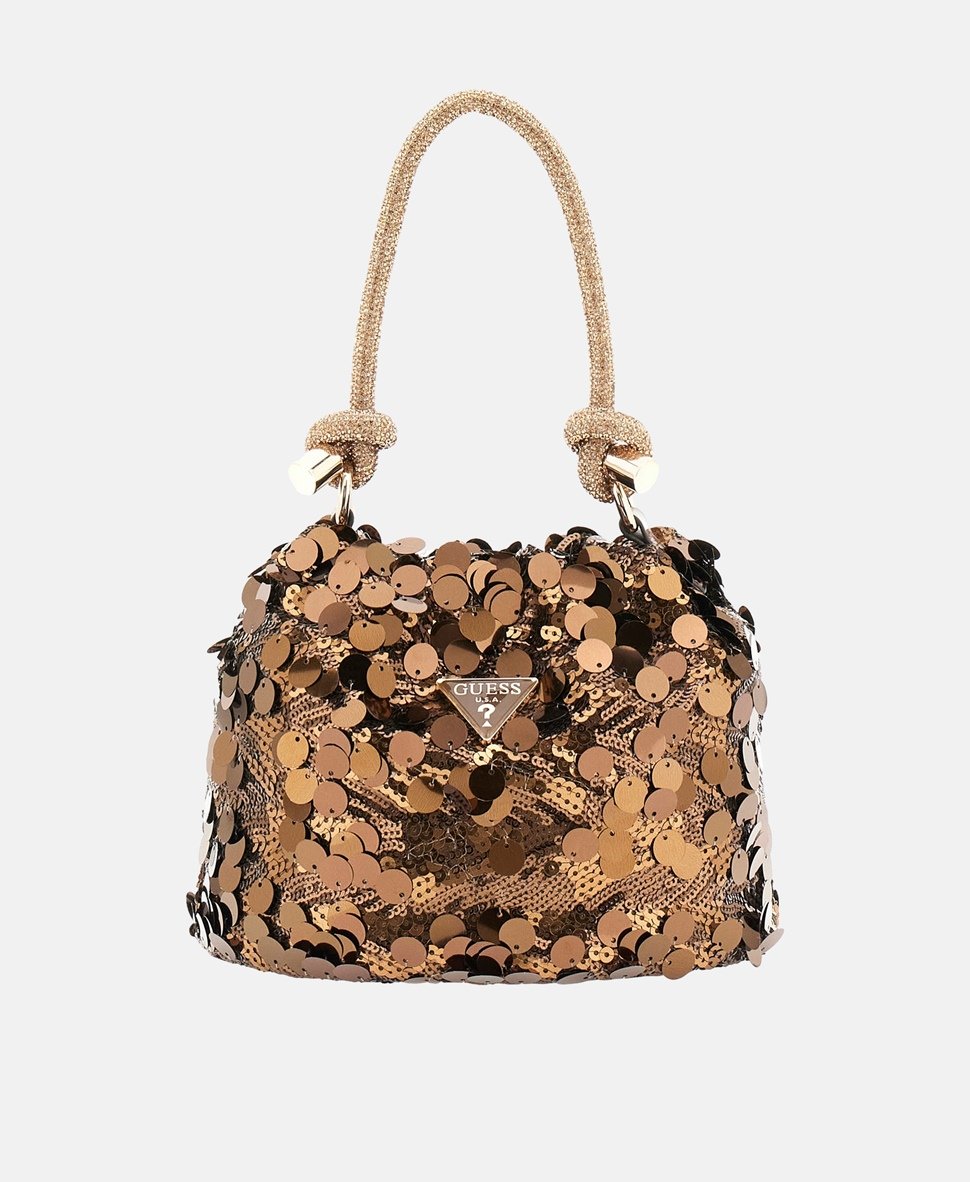 Guess kabelka Bronzová 1