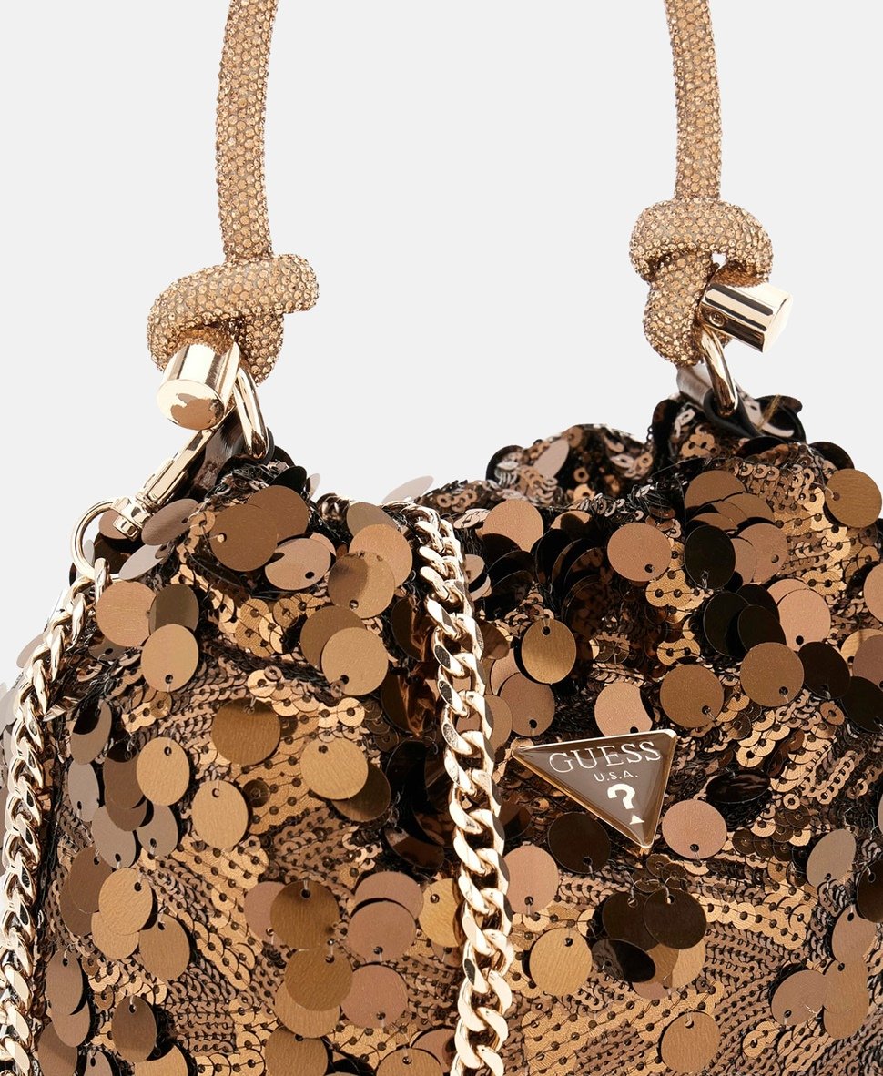 Guess kabelka Bronzová 2