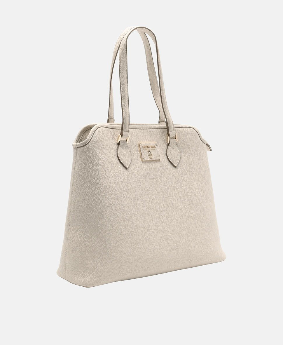 U.S. Polo Assn. kabelka shopper Bílá vlna 1