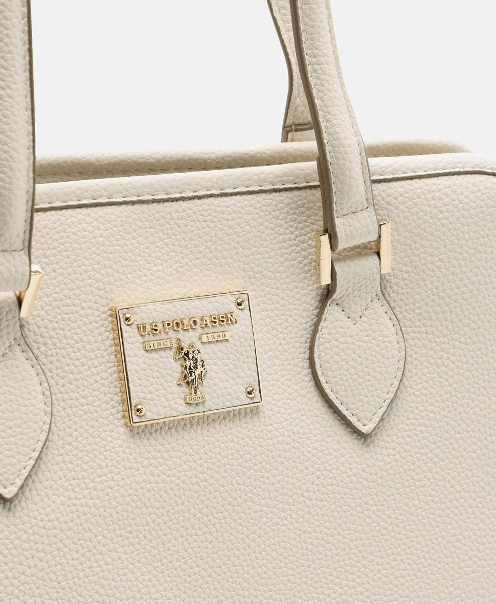 U.S. Polo Assn. kabelka shopper Bílá vlna 2