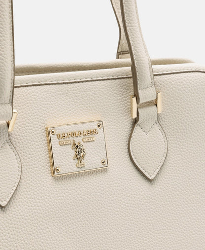 U.S. Polo Assn. kabelka shopper Bílá vlna 2