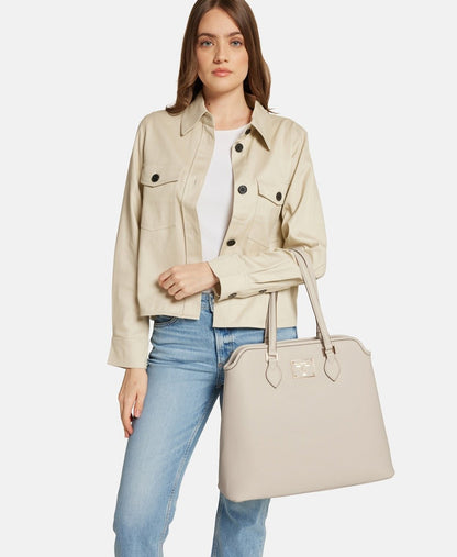 U.S. Polo Assn. kabelka shopper Bílá vlna 5