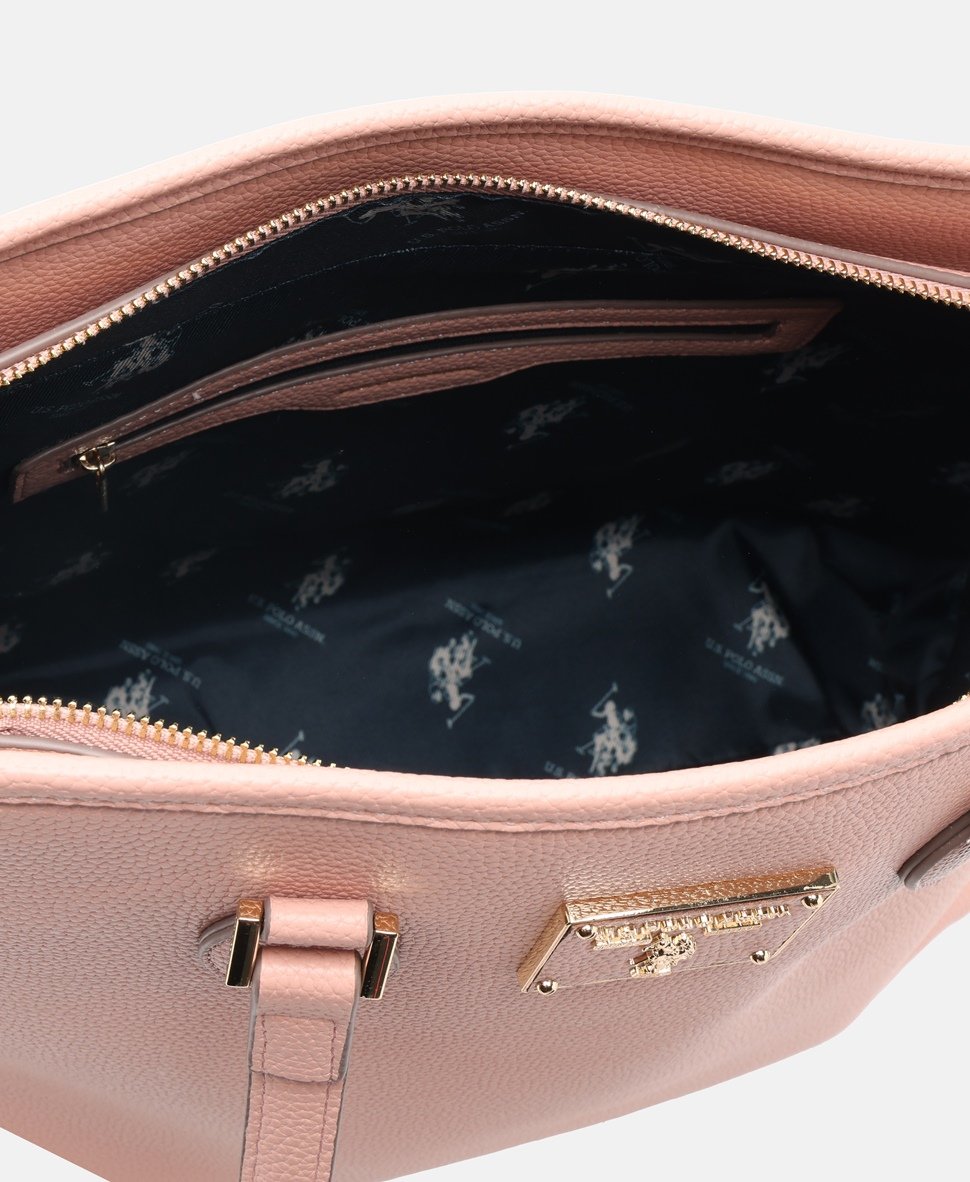 U.S. Polo Assn. kabelka shopper Starorůžová 3