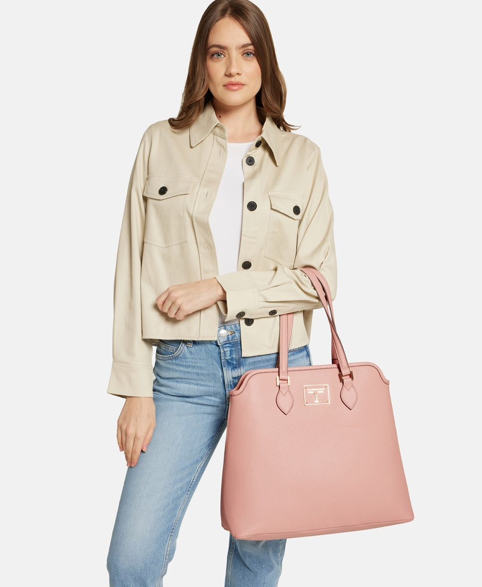 U.S. Polo Assn. kabelka shopper Starorůžová 5