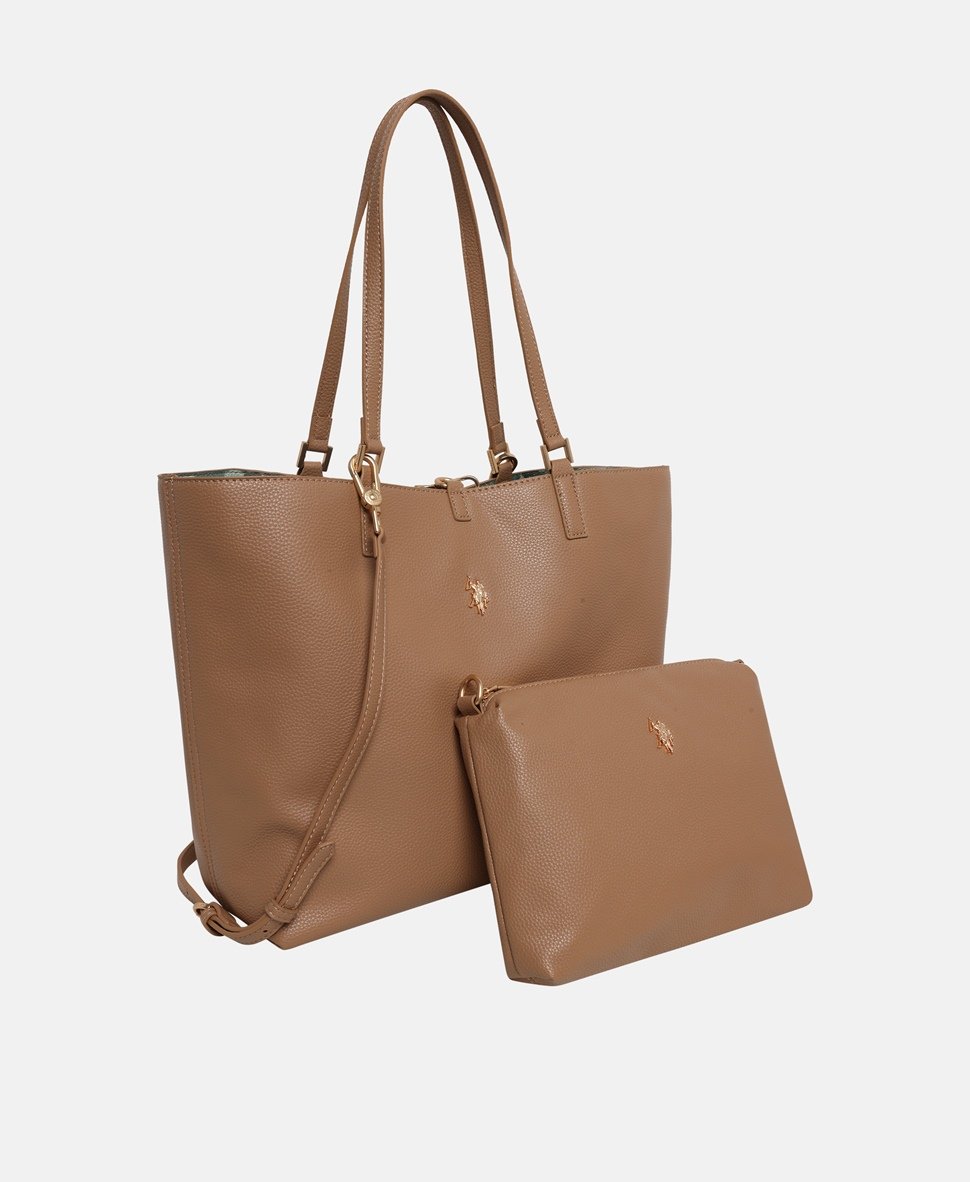U.S. Polo Assn. kabelka tote Béžová 2