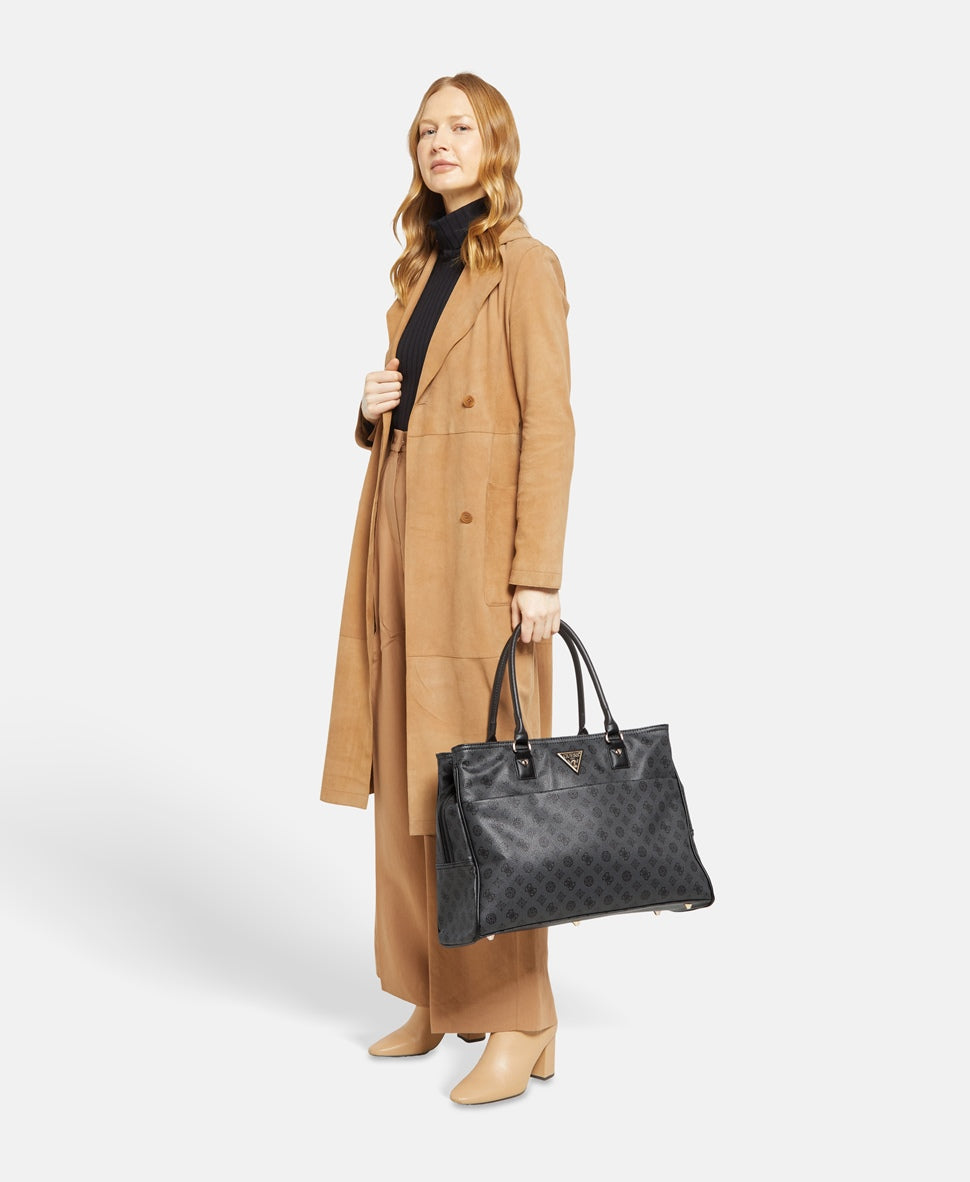 Guess kabelka shopper Tmavě šedá 5