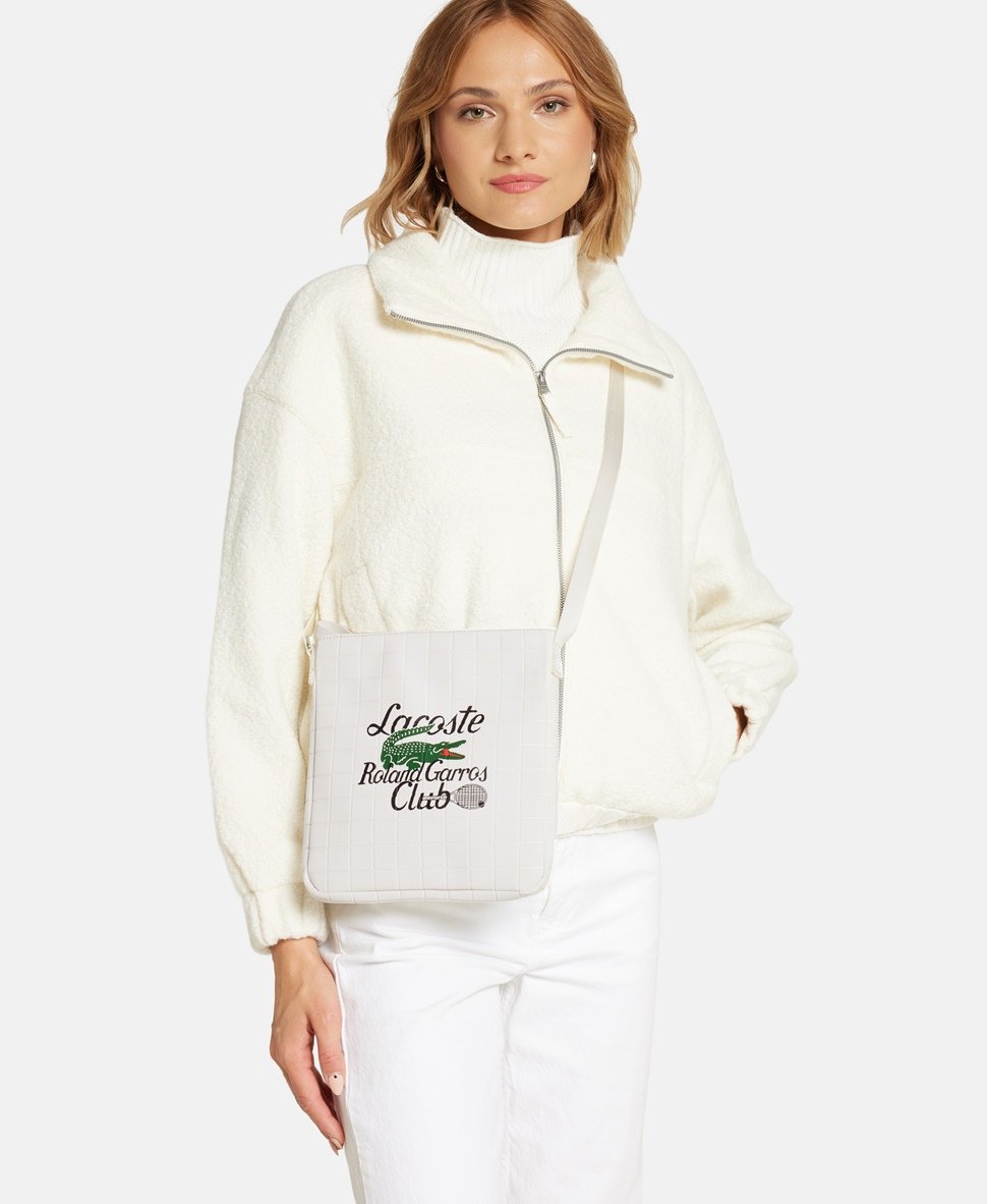 Lacoste taška messenger Bílá 5