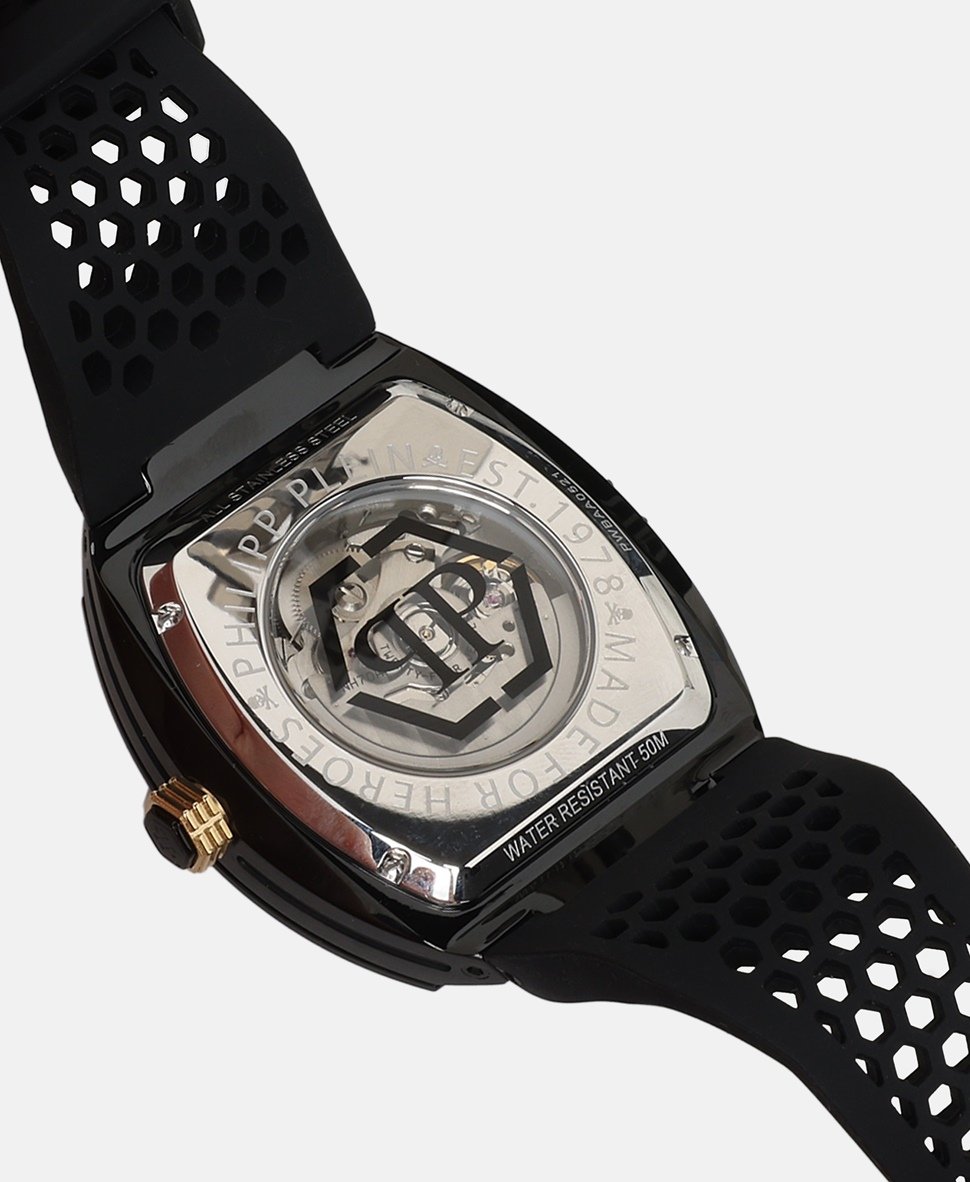 Philipp Plein hodinky Černá 4