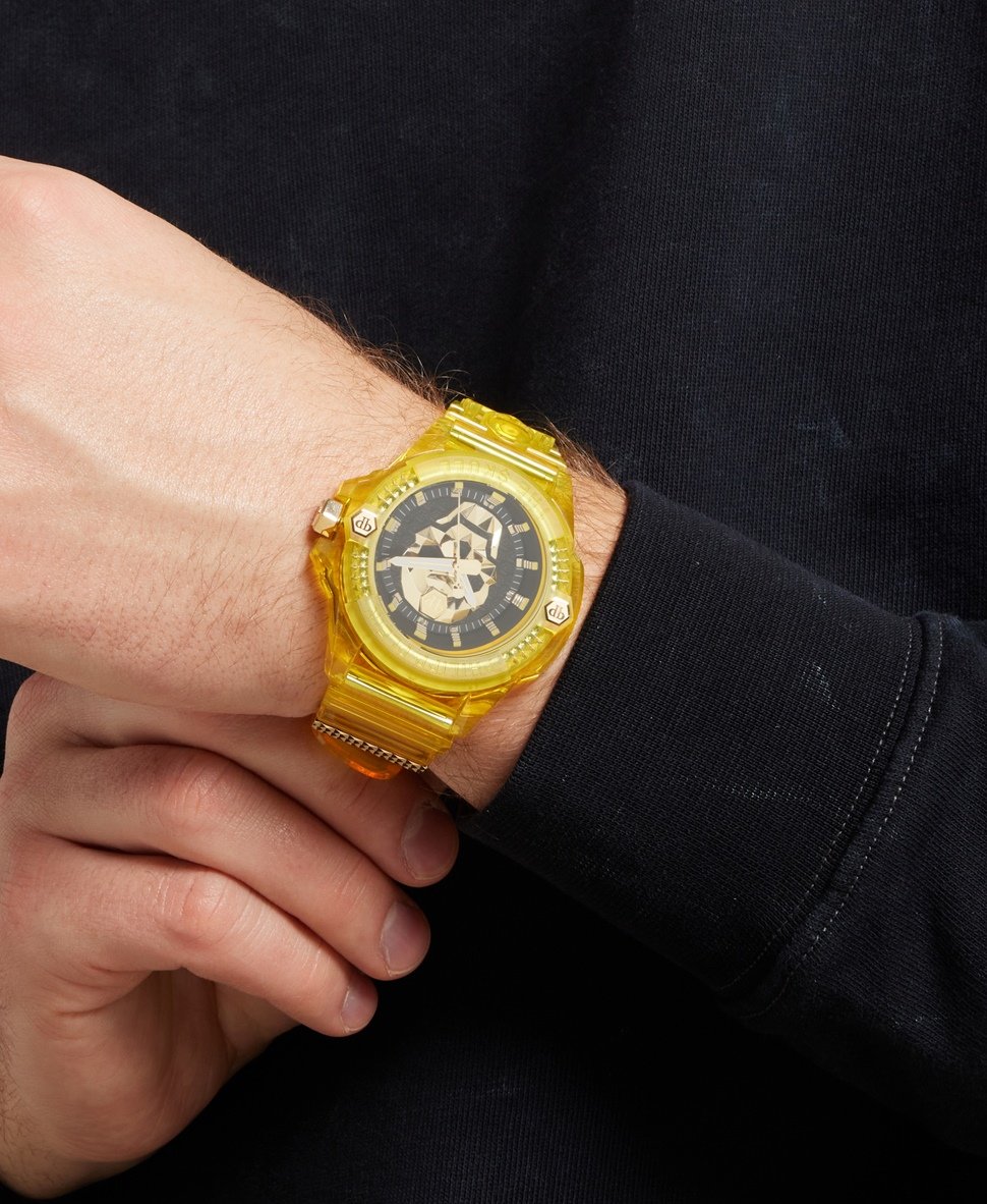 Philipp Plein hodinky Žlutá 5