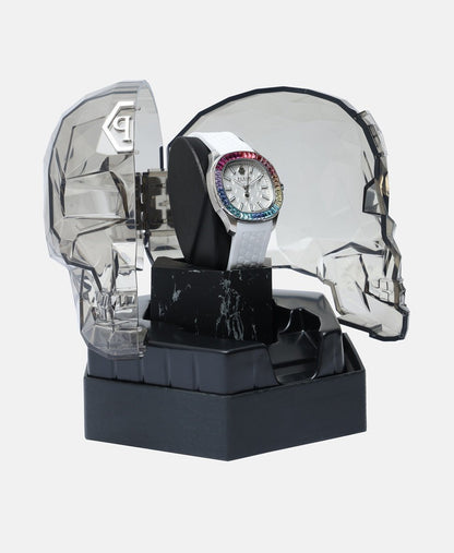Philipp Plein hodinky Stříbrná 4