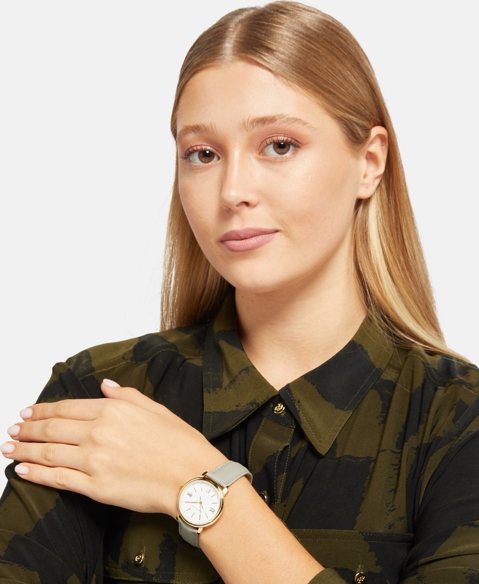 Isabella Ford hodinky s diamanty Šedá 5