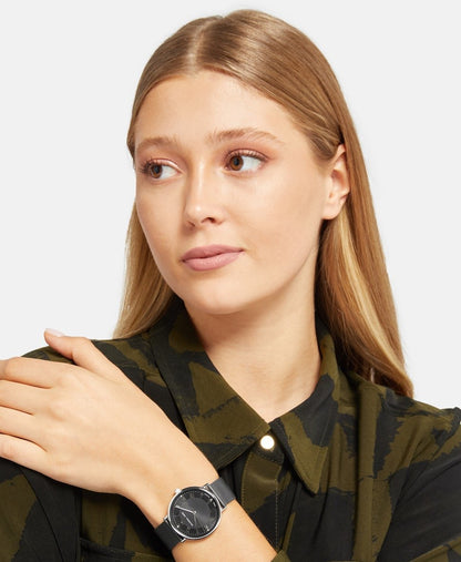 Isabella Ford hodinky s diamanty Černá 5