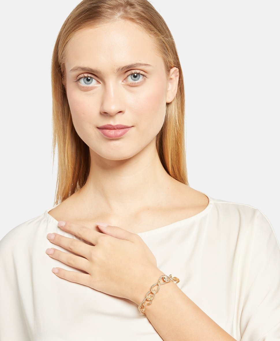 Saint Roman France řetízkový náramek Zlatá 3