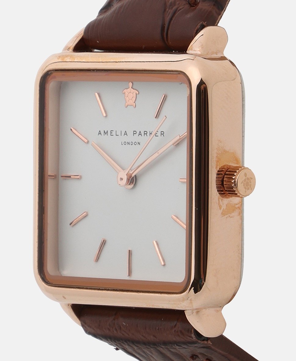 Amelia Parker hodinky Hnědá 2
