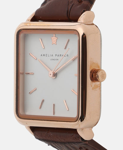 Amelia Parker hodinky Hnědá 2