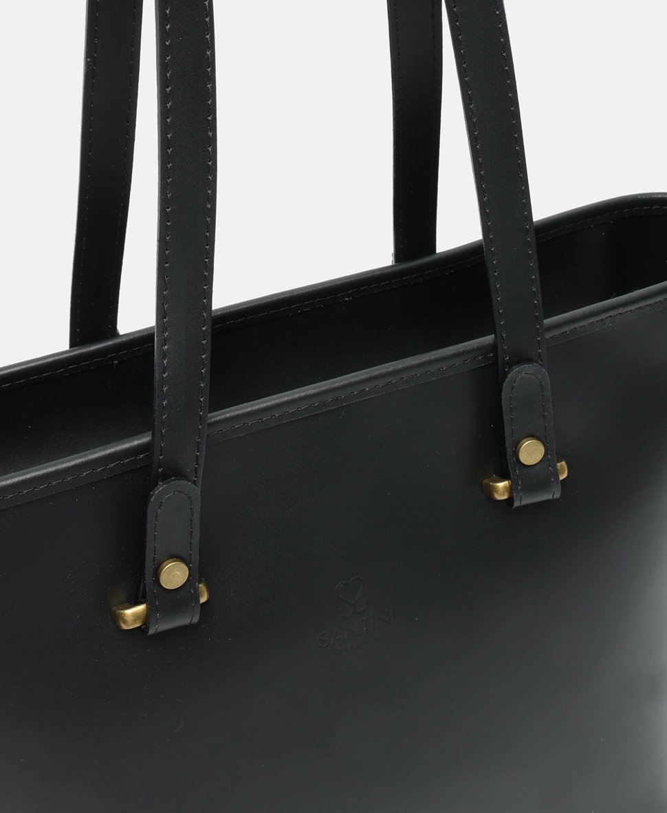 Santini Firenze kabelka shopper Černá 2