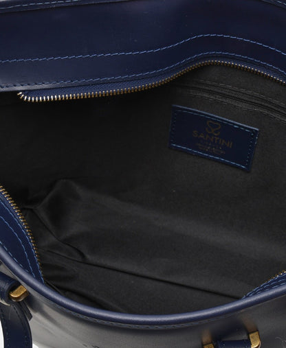 Santini Firenze kabelka shopper Tmavě modrá 3