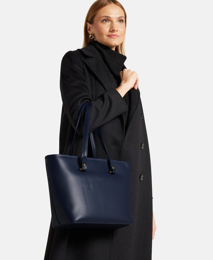 Santini Firenze kabelka shopper Tmavě modrá 5