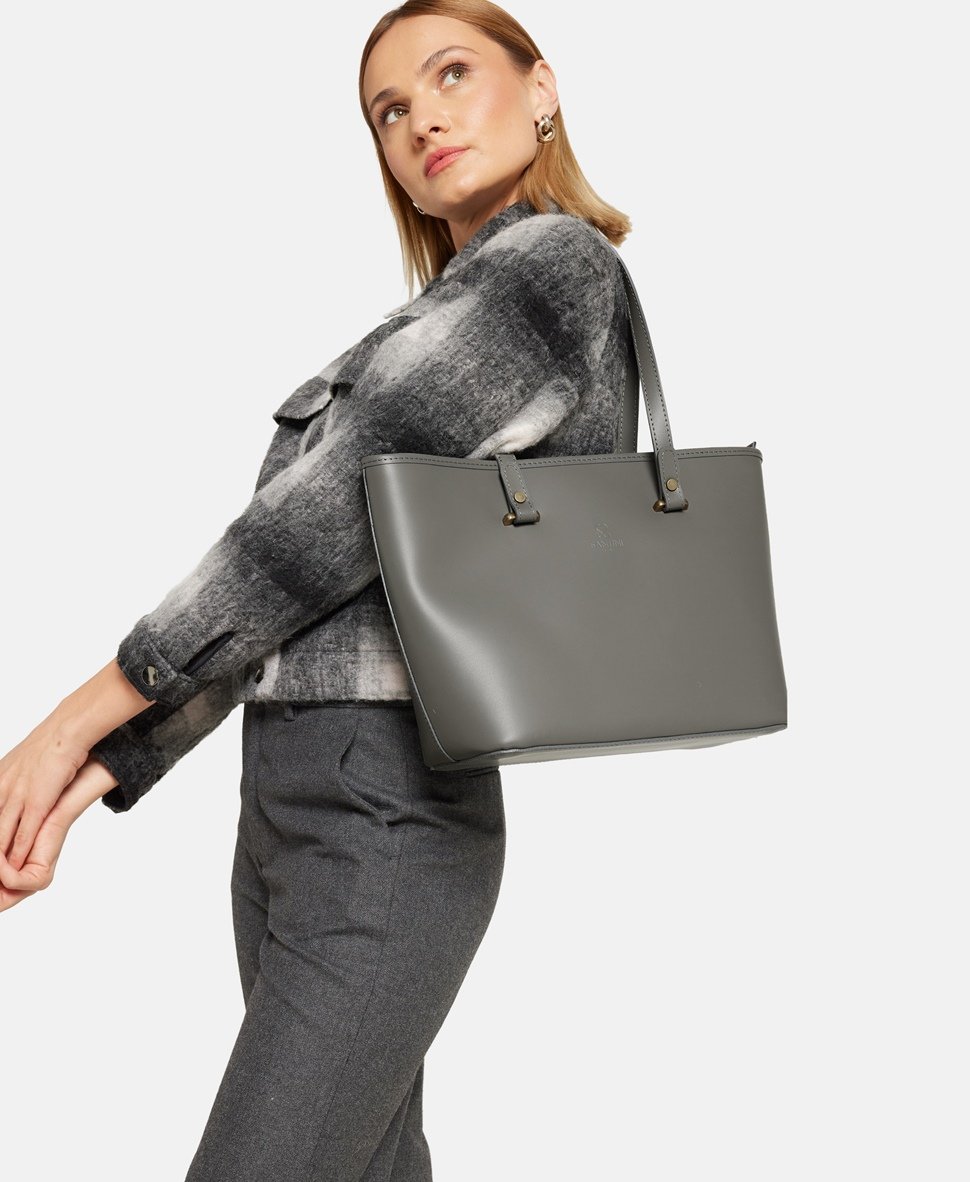Santini Firenze kabelka shopper Šedá 5
