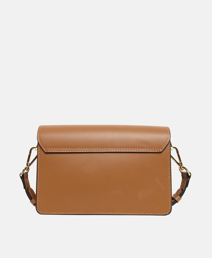 Santini Firenze Kožená messenger taška Camel 4