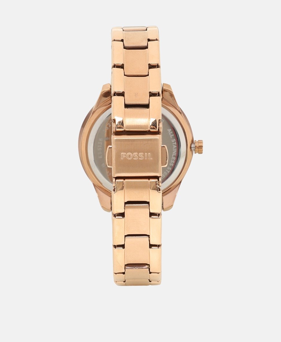 Fossil hodinky Růžově zlatá 3