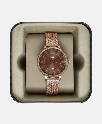 Fossil hodinky Růžově zlatá 4