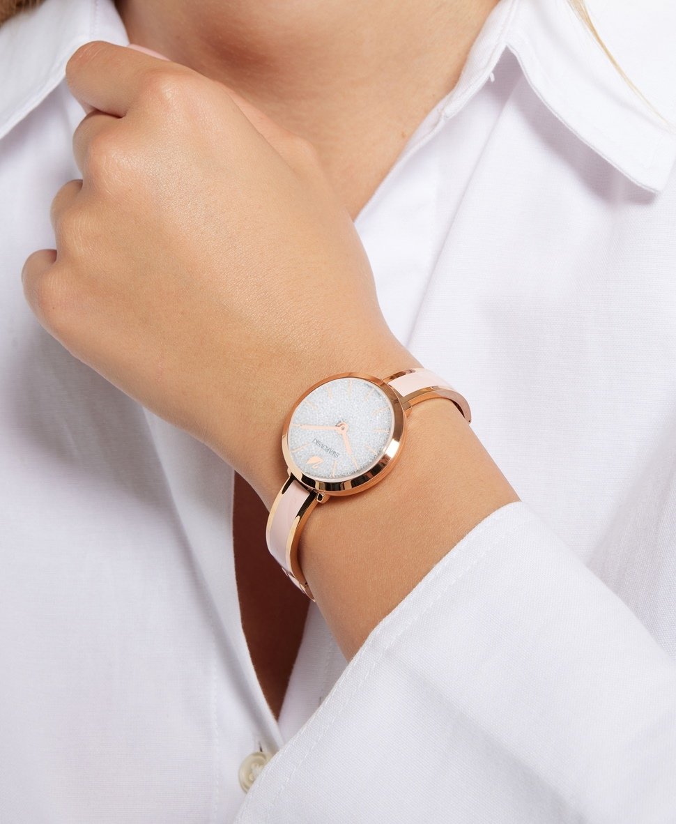 Swarovski hodinky Růžová 5