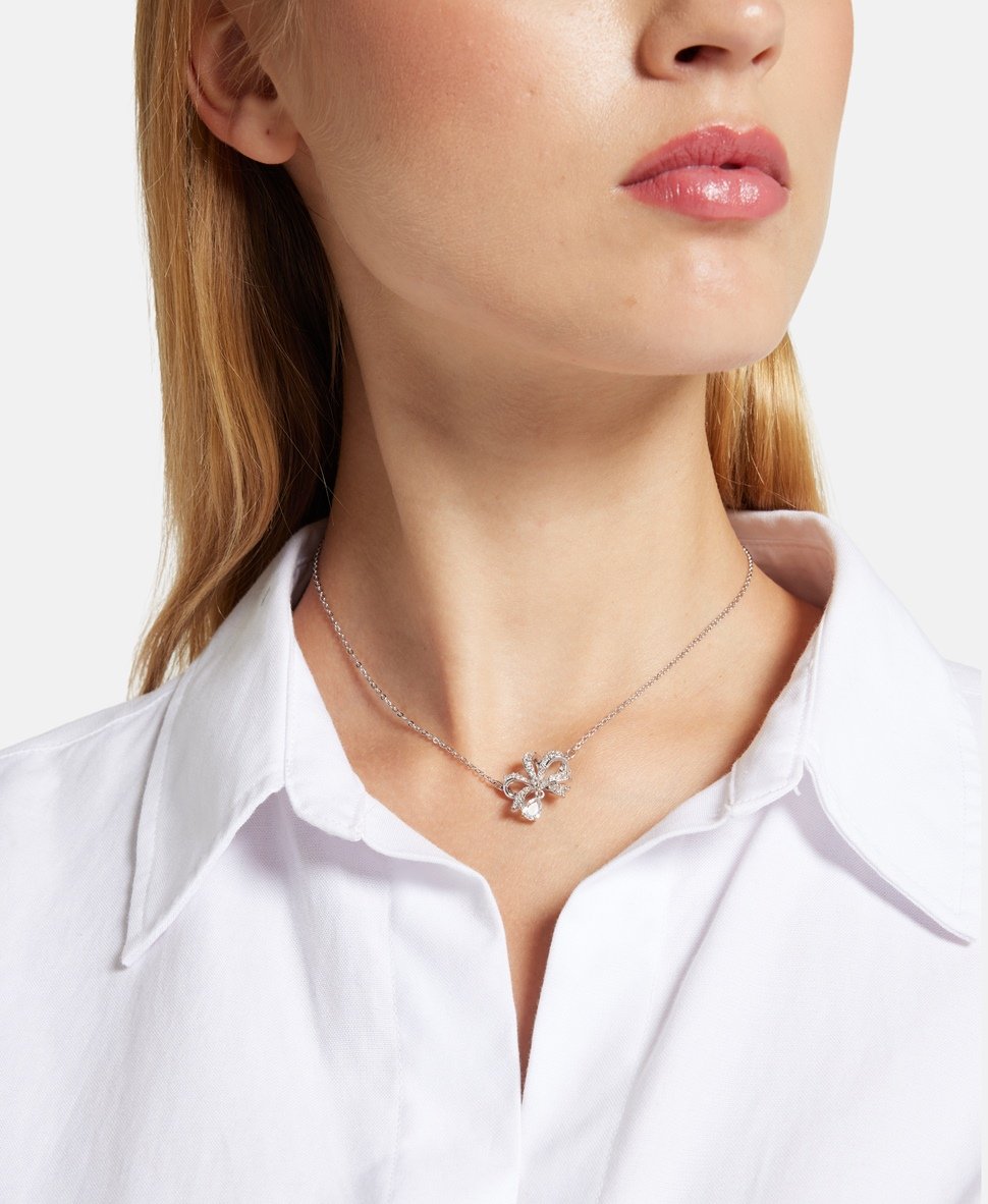 Swarovski náhrdelník Stříbrná 3