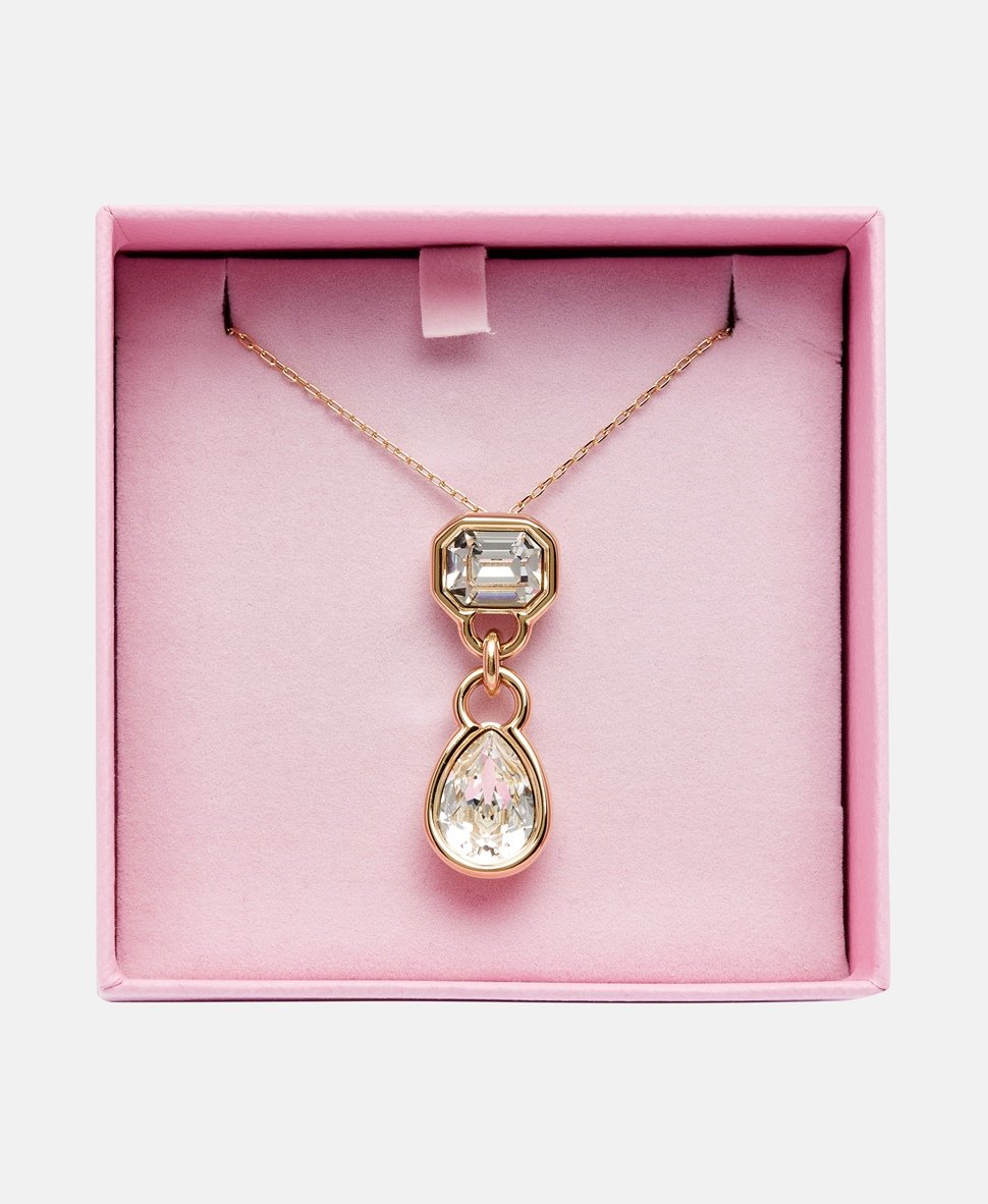 Swarovski řetízek s přívěskem Zlatá 3